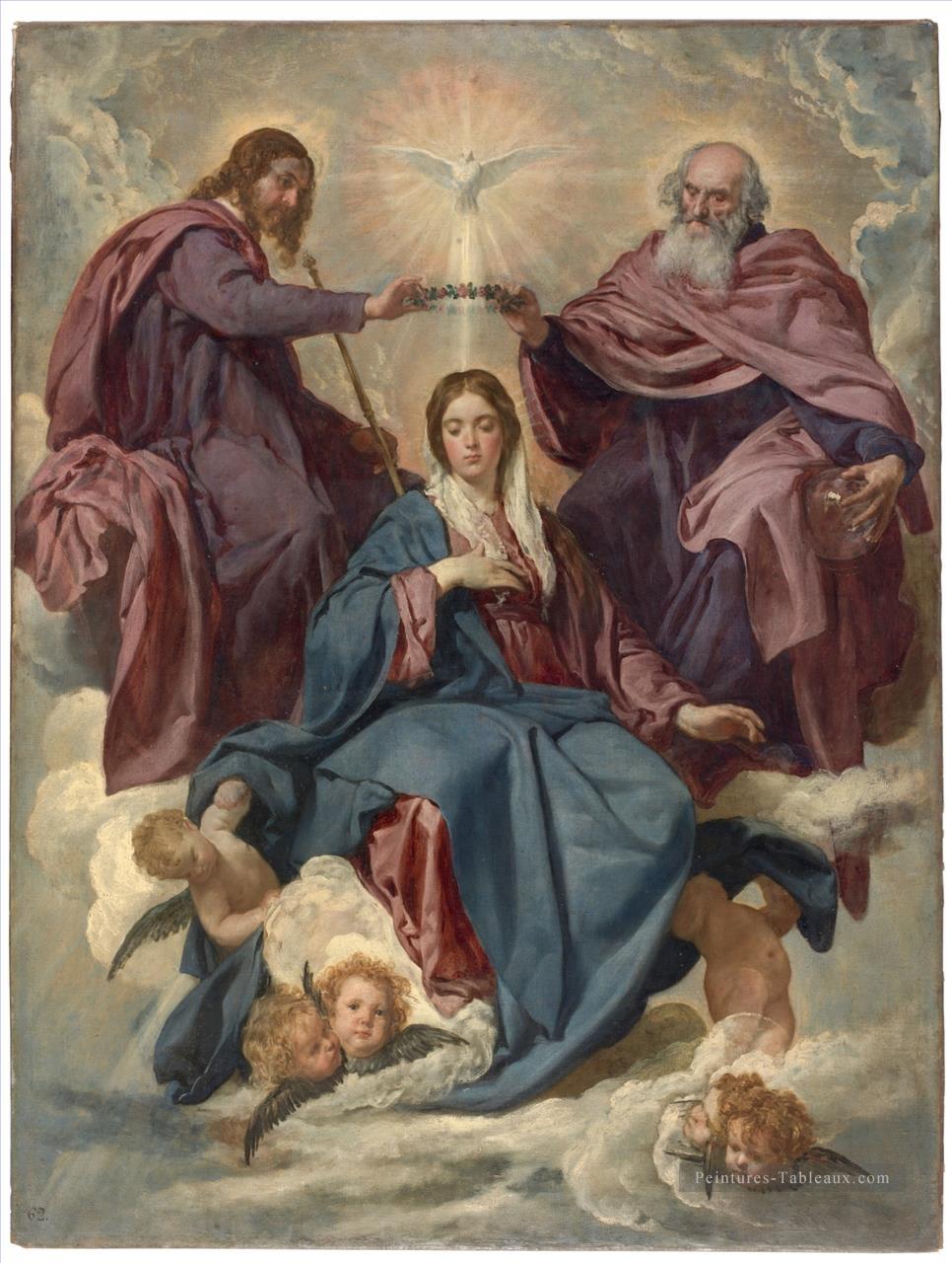 Le Couronnement de la Vierge Diego Velázquez Peintures à l'huile